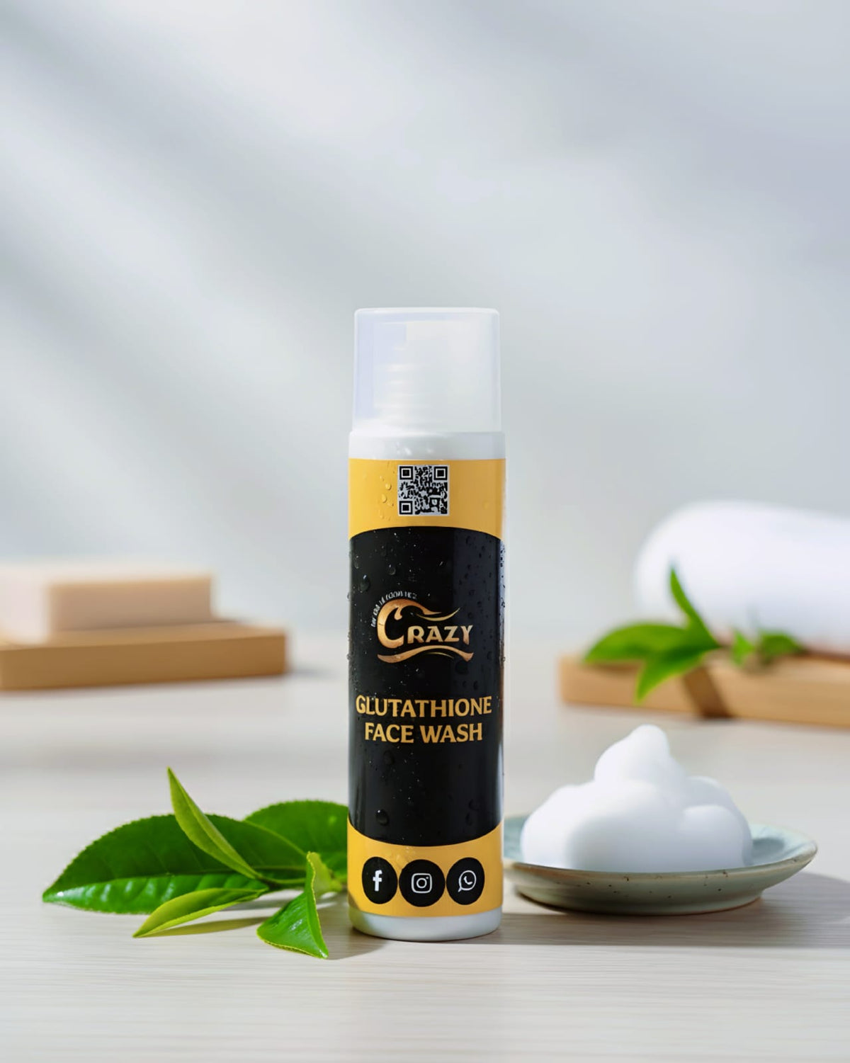 New Crazy Glutathione Face Wash | Delivers Deep Cleansing